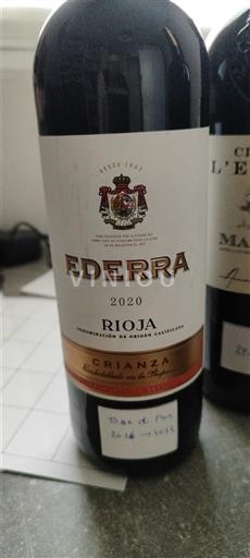 La Rioja Rioja Ederra Crianza 2020