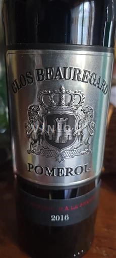 Burdeos Pomerol Clos Beau Regard 2016