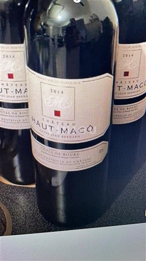 Bordeaux Côtes-de-bourg Château Hautmaco 2014