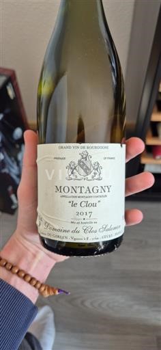 Bourgogne Montagny Domaine Clos Salomon le Clou 2017