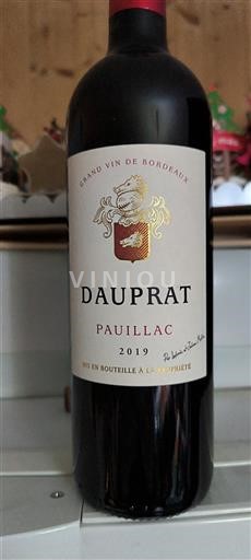 Burdeos Pauillac Grand Cru Dauprat 2019