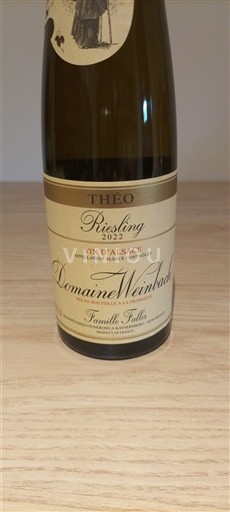 Alsace Riesling Domaine Weinbach Théo 2022
