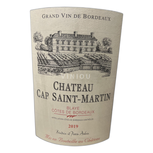 Bordeaux Blaye-Côtes-de-Bordeaux Château Cap Saint-Martin 2019