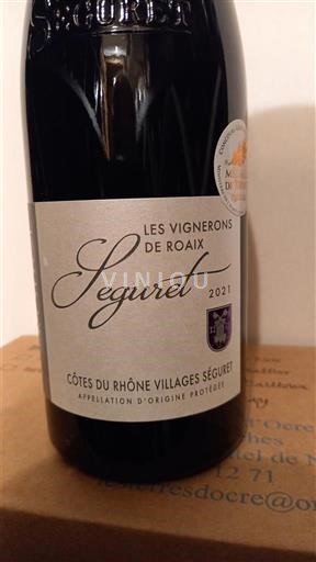 Rhônevallei Côtes-du-rhône-villages Les Vignerons De Roaix Seguret 2021