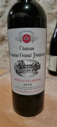Burdeos Moulis-en-Médoc Château Granins Grand Poujeaux 2015