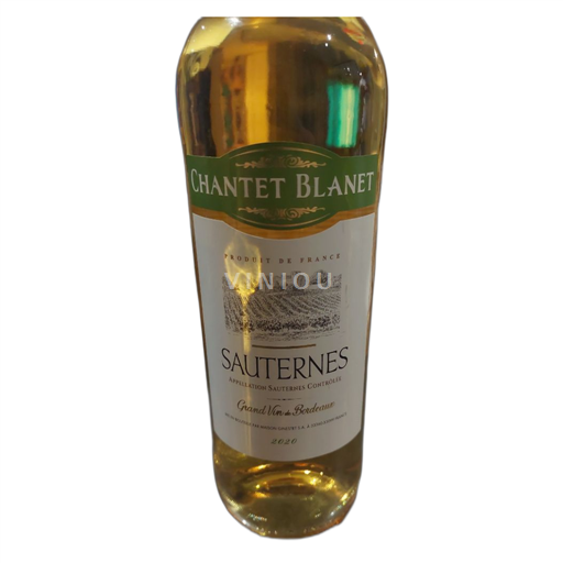 Bordeaux Sauternes Château Chantet Blanet 2020