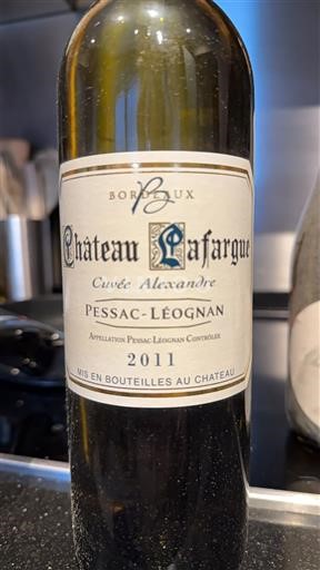 Bordeaux Pessac-Léognan Château Lafargue Alexandre 2011