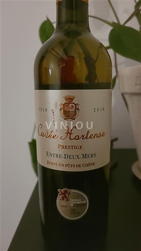 Bordeaux Giữa hai dòng sông Cuvée Hortense Prestige 2018