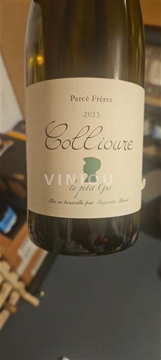 Roussillon Collioure Parcé Frère le petit Gus 2023