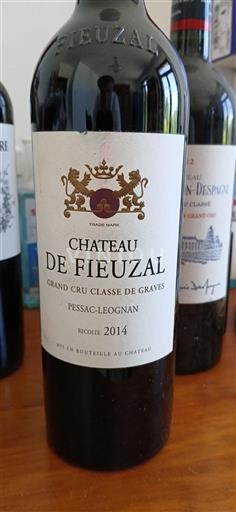 Vin Rouge sec Château Fieuzal 2014 France Bordeaux Pessac-Léognan AOC Grand Cru