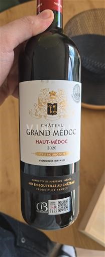 Bordeaux Haut-Médoc Cru Bourgeois Château Grand Médoc 2020