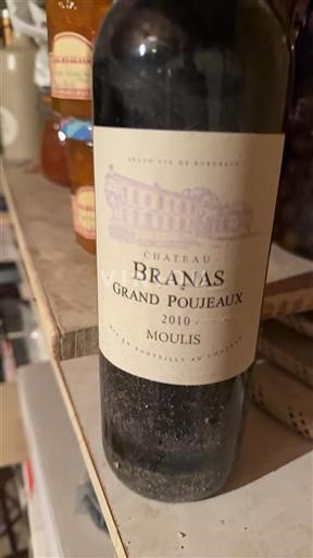 Burdeos Moulis-en-Médoc Château Branas Grand Poujeaux 2010