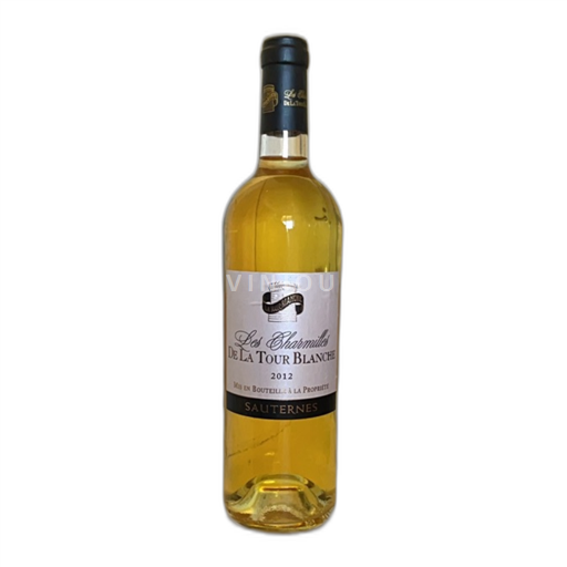 Bordeaux Sauternes Château La Tour Blanche Les Charmilles 2012