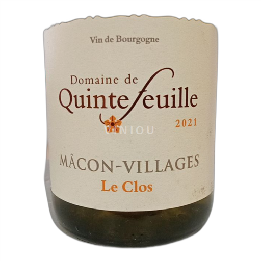 Burgundi Bourgogne Chardonnay Domaine Quintefeuille Le Clos 2021