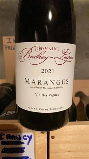 Burgundija Maranges Domaine Bacheylegros Vieilles Vignes 2021