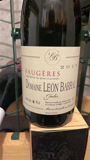 Languedoc Faugères Domaine Léon Barral Jadis 2019