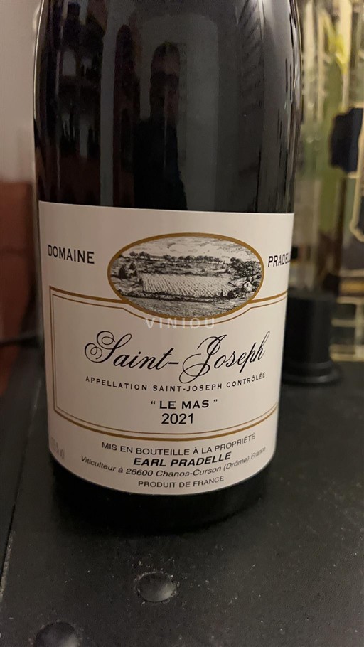 Thung lũng Rhône Saint-Joseph Domaine Pradelle Le Mas 2021