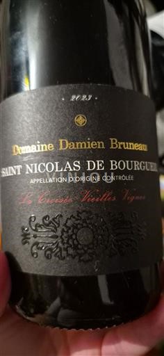 Valle della Loira Saint-Nicolas-De-Bourgueil Domaine Damien Bruneau La Croix Vieilles Vignes 2023