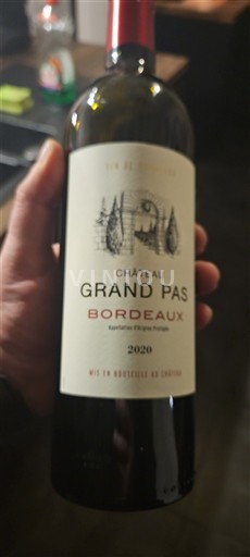 Bordeaux Château Grand Pas 2020