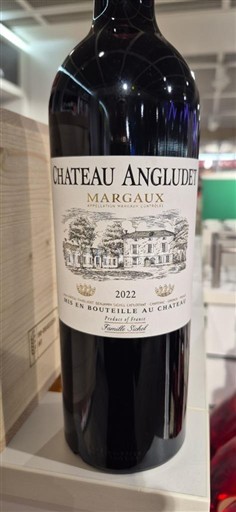 Bordeaux Margaux Château Angludet 2022