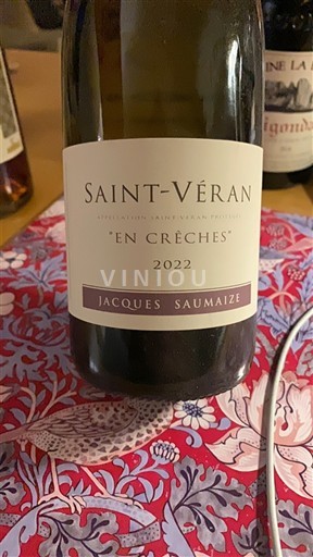 Burgundy Saint-Véran Jacques Saumaize En Crèches 2022