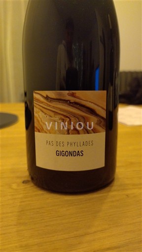 Rhônedalen Gigondas Pas Des Phyllades Icke årgångsbetecknad