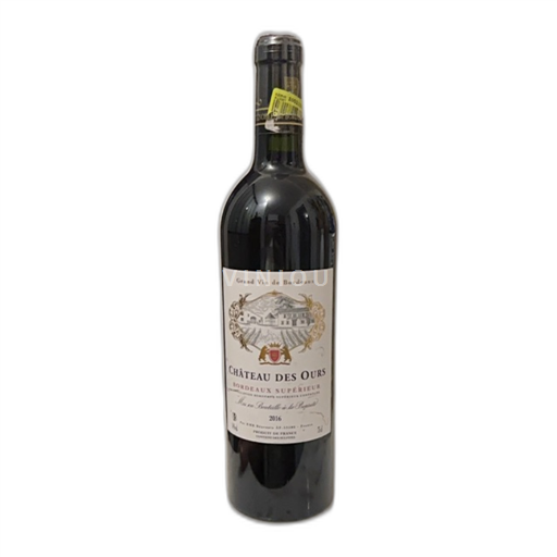 Bordeaux Bordeaux superiore Château Des Ours 2016