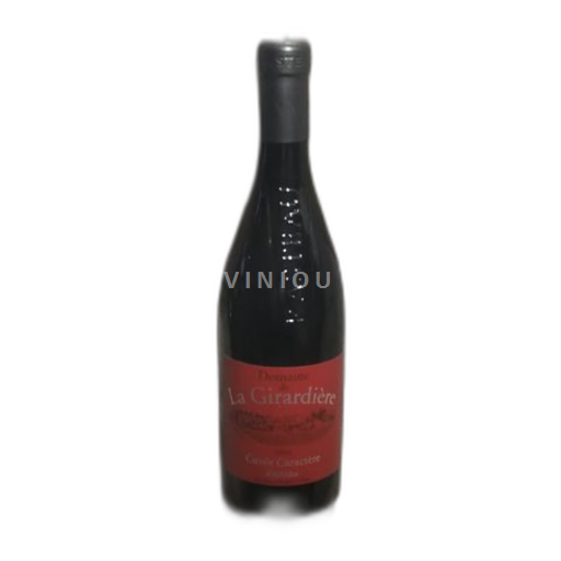 Vin Rouge sec Cuvée Caractère Domaine La Girardière 2022 France Vallée du Rhône Rasteau AOC