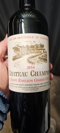 Bordeaux Saint-Émilion Grand Cru Grand Cru Château Champion 2016