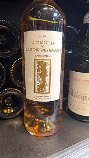 Burdeos Sauternes Château Lafauriepeyraguey La Chapelle 2014
