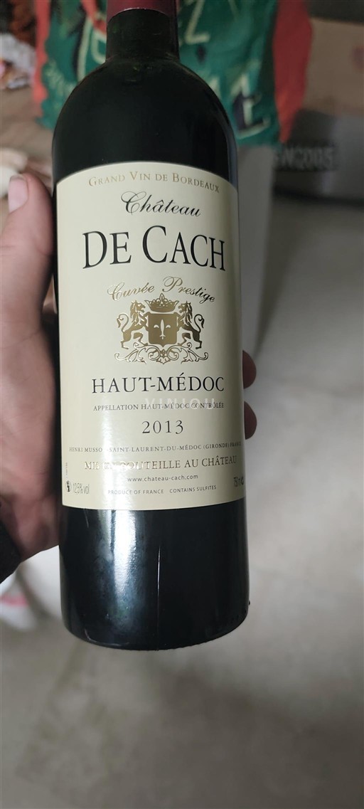 Bordeaux Haut-Médoc Château Cach Prestige 2013
