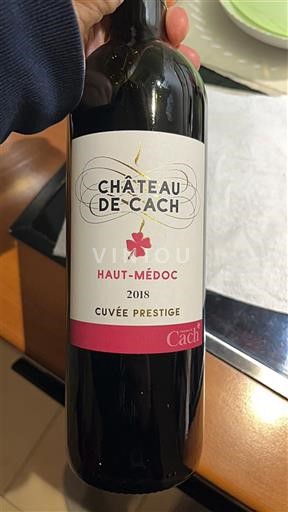 Bordeaux Haut-Médoc Château Cach Prestige 2018