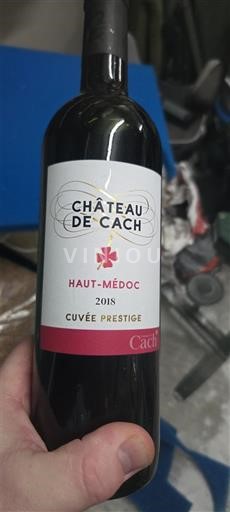 Bordeaux Haut-Médoc Château Cach Prestige 2018