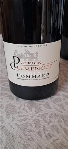 Bourgondië Pommard Domaine Patrick Clémencet 2013