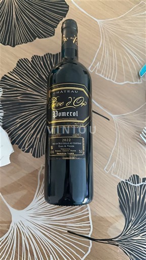 Bordeaux Pomerol Château Rêve Or 2022