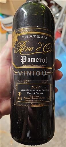 Bordeaux Pomerol Château Rêve Or 2022