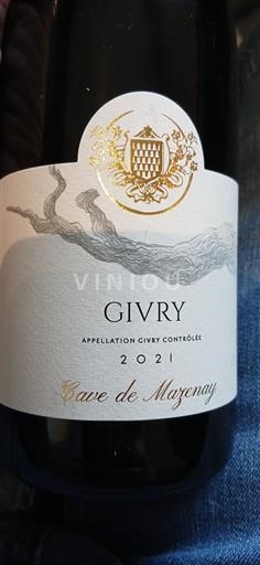 Бургундія Гіврі Grand Cru Cave De Mazenay 2021