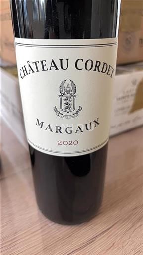 Bordeaux Margaux Château Cordet 2020