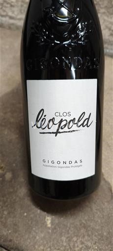 Vin Rouge sec Clos Léopold 2021 France Vallée du Rhône Gigondas AOC