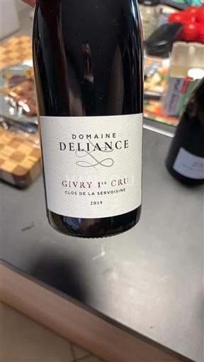 Burgundsko Nespecifikováno Premier Cru Deliance Clos de la Servoisine 2019