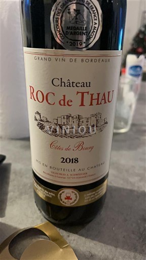 Bordeaux Côtes-de-bourg Château Roc De Thau 2018