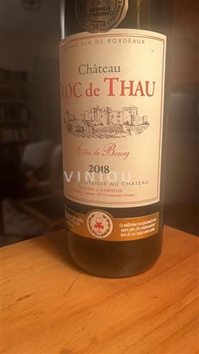 Bordeaux Côtes-de-bourg Château Roc De Thau 2018