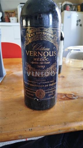 Burdeos Médoc Cru Bourgeois Château Vernous 2003
