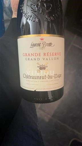Rhônetal Châteauneuf-du-Pape Laurent Brotte Grande Réserve Ohne Jahrgang