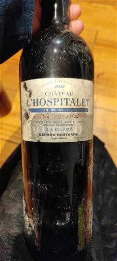 Languedoc La Clape Château L'hospitalet Réserve 2012
