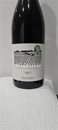 Castilien og León Ribera del Duero Dominio Del Soto Tempranillo 2021