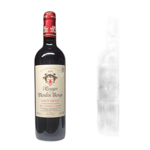 Vin Rouge sec L'Ecuyer Château Moulin Rouge 2019 France Bordeaux Haut-Médoc AOC