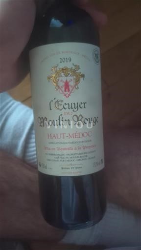 Bordeaux Haut-Médoc Château Moulin Rouge L'Ecuyer 2019