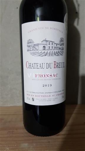 Bordeaux Fronsac Château Breuil 2019