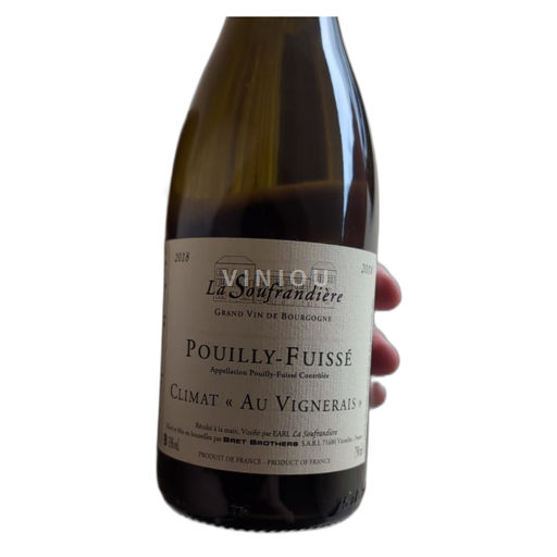 Bourgogne Pouilly-fuissé La Soufrandière Climat « Au Vignerais » 2018